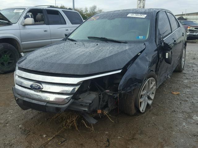 3FAHP0JA4CR255587 - 2012 FORD FUSION SEL BLACK photo 2