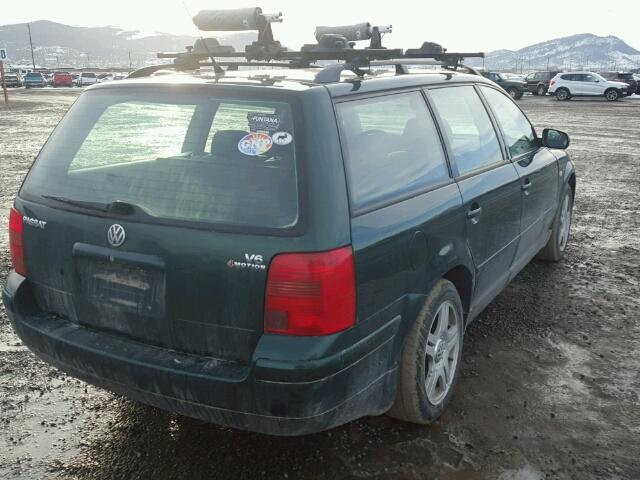 WVWVD23B5YE182991 - 2000 VOLKSWAGEN PASSAT GLX GREEN photo 4