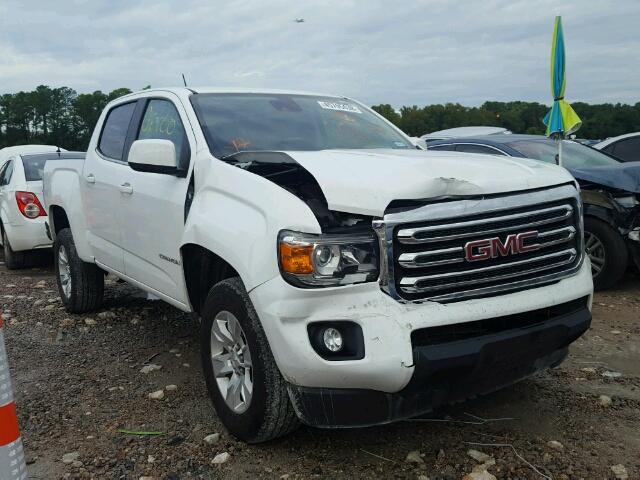 1GTG5CE32G1335477 - 2016 GMC CANYON SLE WHITE photo 1