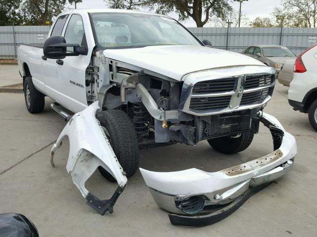 1D7KS28C96J195151 - 2006 DODGE RAM 2500 S WHITE photo 1