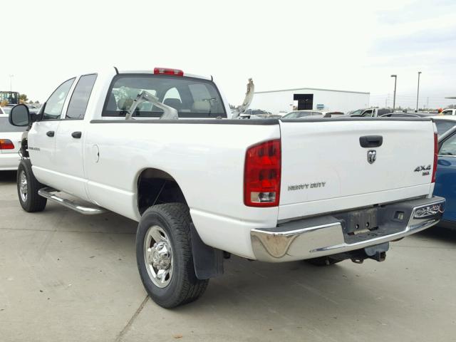 1D7KS28C96J195151 - 2006 DODGE RAM 2500 S WHITE photo 3