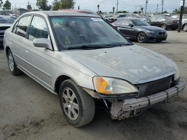 1HGES26832L074685 - 2002 HONDA CIVIC EX SILVER photo 1