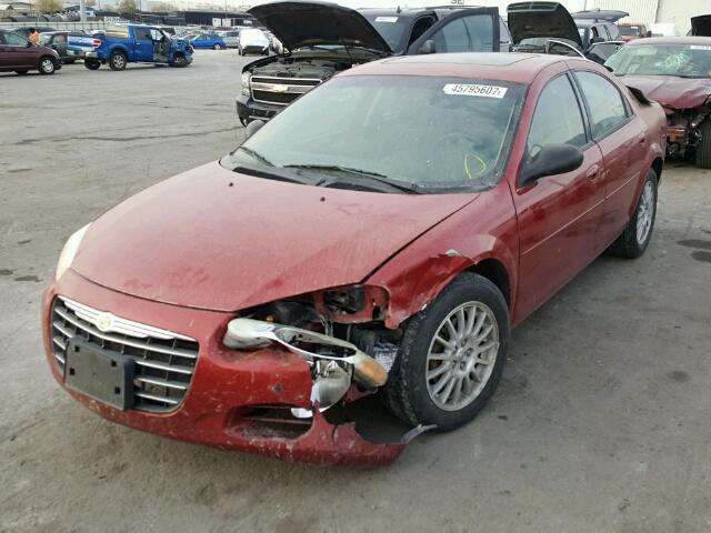 1C3AL56R66N114003 - 2006 CHRYSLER SEBRING TO RED photo 2