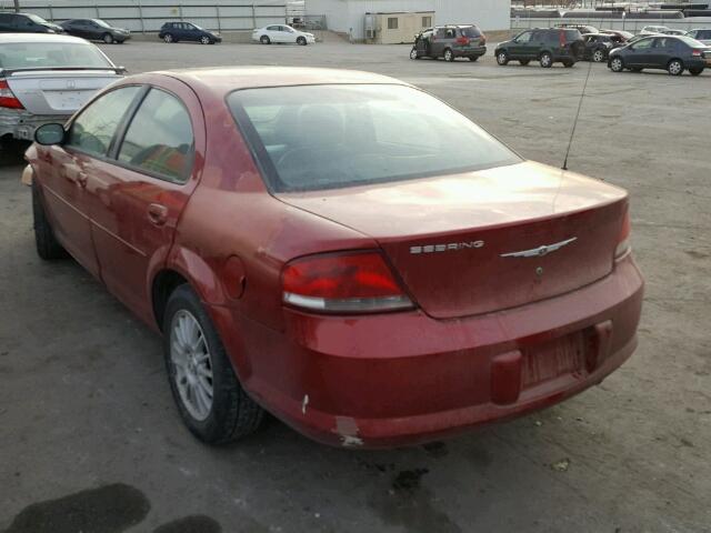 1C3AL56R66N114003 - 2006 CHRYSLER SEBRING TO RED photo 3