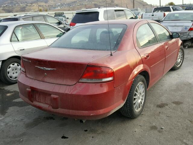 1C3AL56R66N114003 - 2006 CHRYSLER SEBRING TO RED photo 4