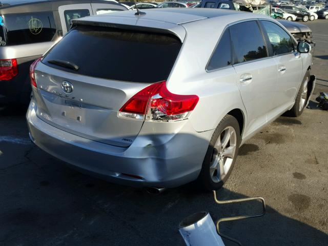 4T3BK3BB9BU064152 - 2011 TOYOTA VENZA BASE SILVER photo 4