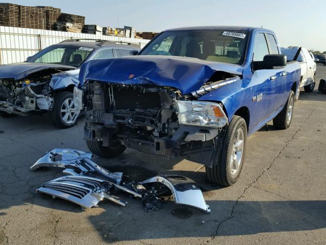 1C6RR6GT2ES345078 - 2014 RAM 1500 SLT BLUE photo 2