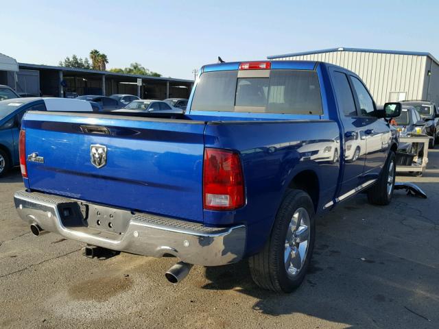 1C6RR6GT2ES345078 - 2014 RAM 1500 SLT BLUE photo 4