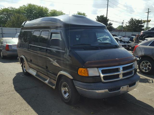 2B6HB11Z4XK559385 - 1999 DODGE RAM VAN B1 BLACK photo 1