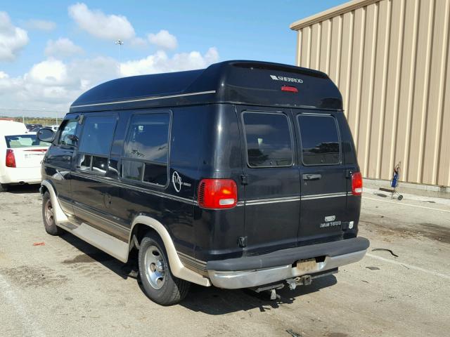 2B6HB11Z4XK559385 - 1999 DODGE RAM VAN B1 BLACK photo 3