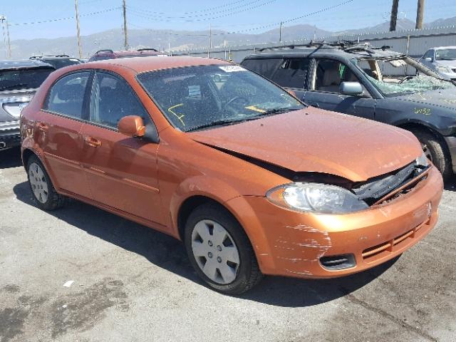 KL5JD66Z58K745561 - 2008 SUZUKI RENO BASE ORANGE photo 1