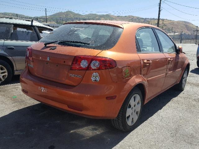 KL5JD66Z58K745561 - 2008 SUZUKI RENO BASE ORANGE photo 4