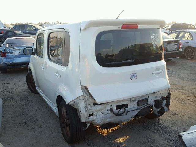 JN8AZ2KR7AT154985 - 2010 NISSAN CUBE BASE WHITE photo 3