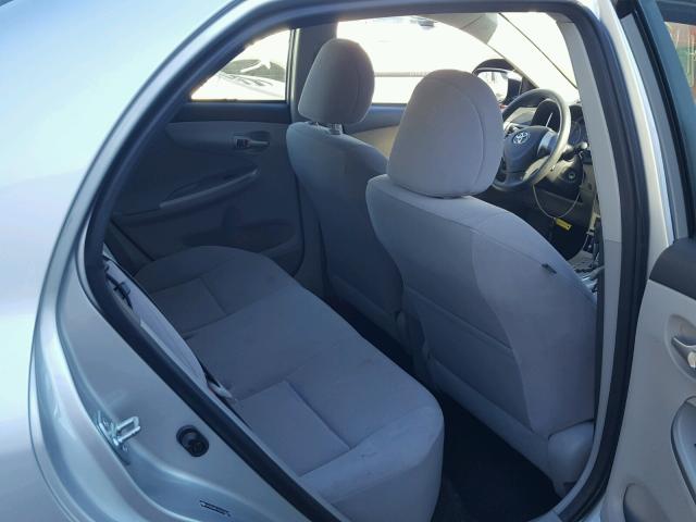 JTDBU4EE1BJ107841 - 2011 TOYOTA COROLLA BA SILVER photo 6