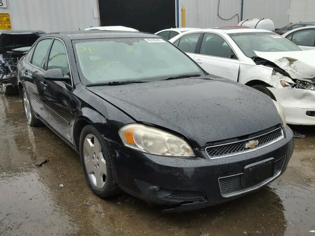 2G1WD58C269145011 - 2006 CHEVROLET IMPALA SUP BLACK photo 1