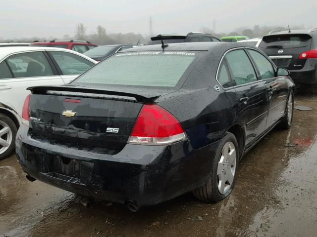 2G1WD58C269145011 - 2006 CHEVROLET IMPALA SUP BLACK photo 4