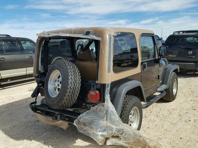 1J4FY19S0WP803060 - 1998 JEEP WRANGLER / BLACK photo 4