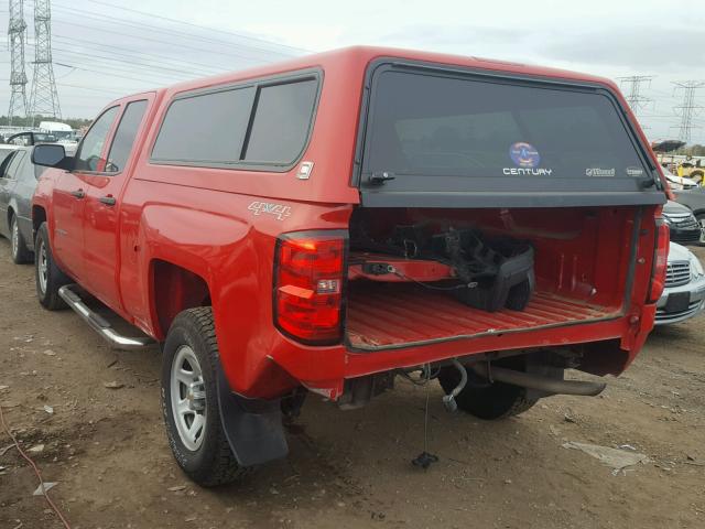 1GCVKPEH5FZ248790 - 2015 CHEVROLET SILVERADO RED photo 3