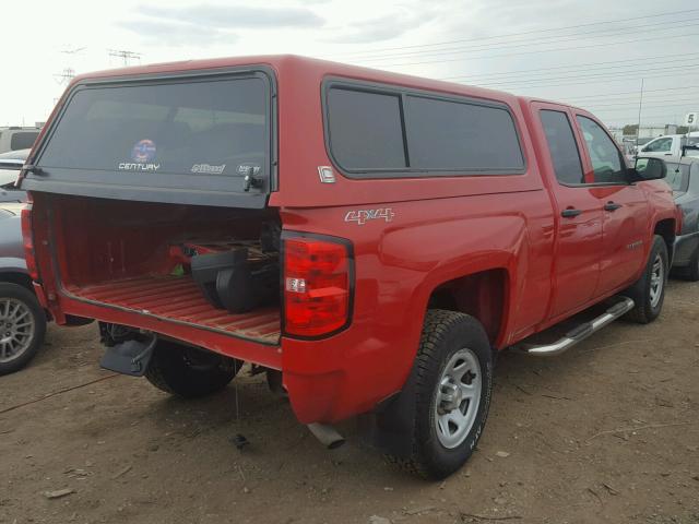 1GCVKPEH5FZ248790 - 2015 CHEVROLET SILVERADO RED photo 4