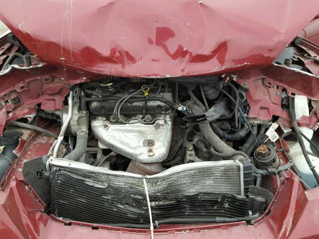 1G1ZU53806F248631 - 2006 CHEVROLET MALIBU RED photo 7