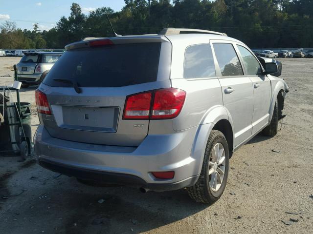 3C4PDCBB6FT595015 - 2015 DODGE JOURNEY SX SILVER photo 4