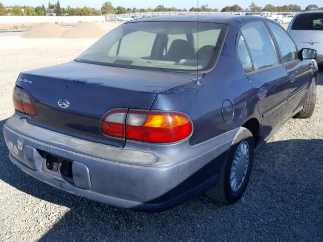 1G1ND52JX1M678299 - 2001 CHEVROLET MALIBU BLUE photo 4