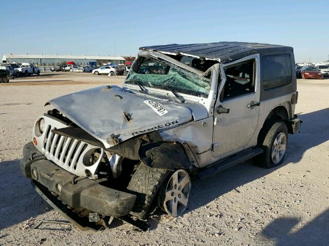 1J4HA6D11AL108451 - 2010 JEEP WRANGLER R SILVER photo 2