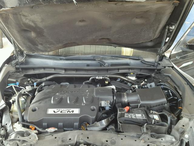 5J6TF1H38AL008941 - 2010 HONDA ACCORD CRO BLACK photo 7