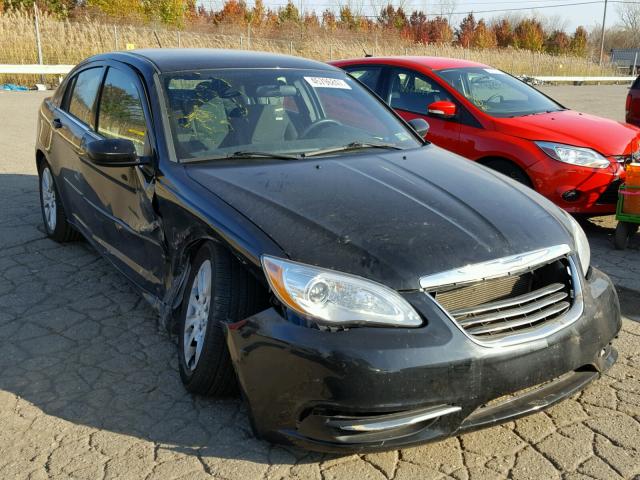 1C3CCBAB1DN604797 - 2013 CHRYSLER 200 BLACK photo 1