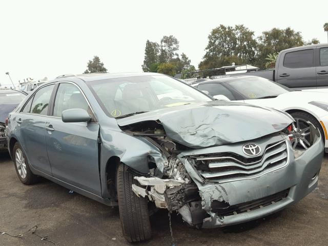 4T1BK3EK7AU608408 - 2010 TOYOTA CAMRY SE GREEN photo 1