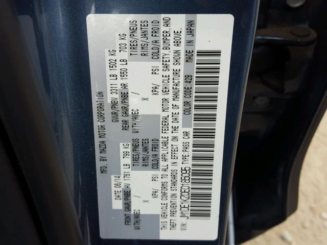 JM1DE1KZ0E0185095 - 2014 MAZDA MAZDA2 SPO 蓝色 照片 10