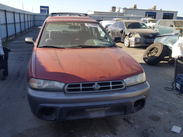 4S3BG6854T7378924 - 1996 SUBARU LEGACY OUT RED photo 9