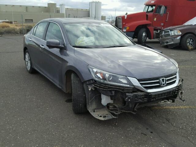 1HGCR2F86EA154937 - 2014 HONDA ACCORD EXL GRAY photo 1