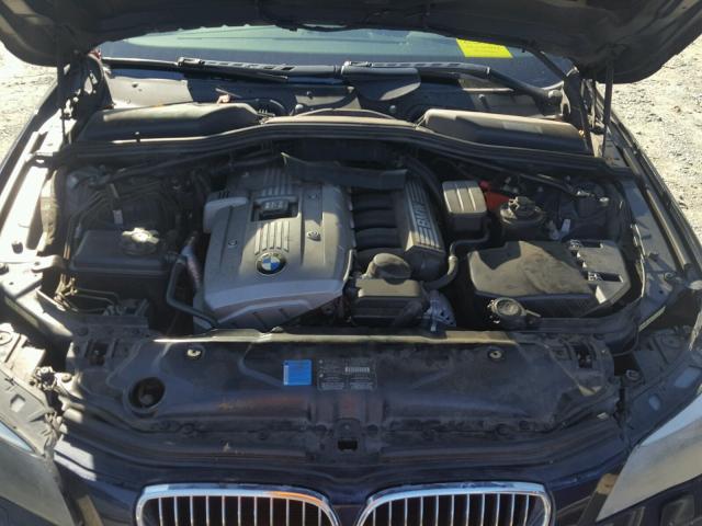 WBANE73557CM47615 - 2007 BMW 530 BLACK photo 7