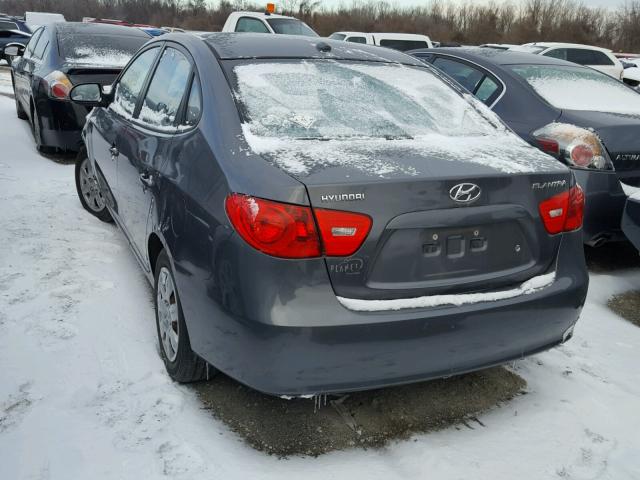 KMHDU46D18U483960 - 2008 HYUNDAI ELANTRA GL GRAY photo 3