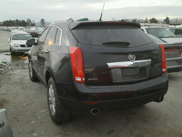 3GYFNAEY3AS566724 - 2010 CADILLAC SRX LUXURY BLACK photo 3