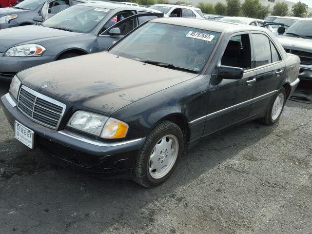 WDBHA24G7YA823323 - 2000 MERCEDES-BENZ C 230 BLACK photo 2