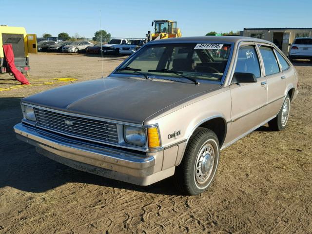 1G1AX68X8EW108383 - 1984 CHEVROLET CITATION I 金色 照片 2
