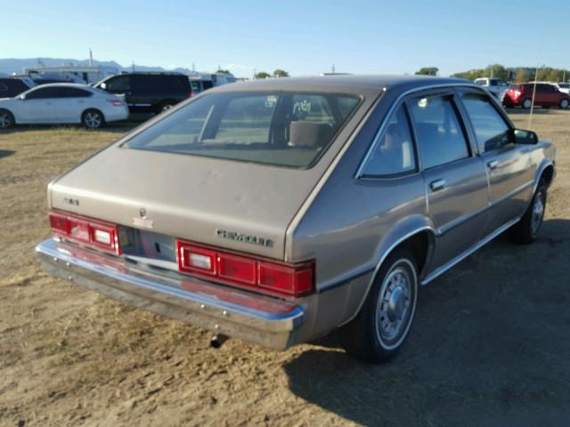 1G1AX68X8EW108383 - 1984 CHEVROLET CITATION I 金色 照片 4