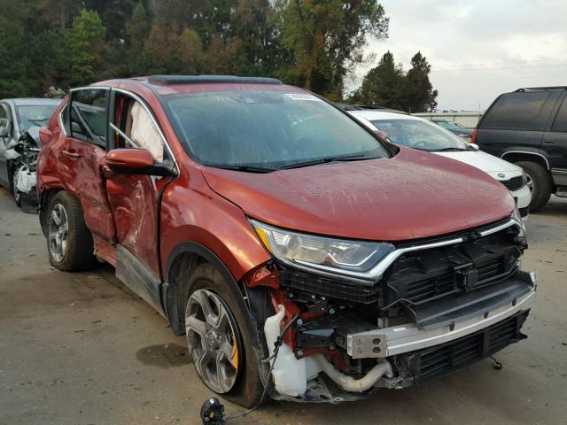 2HKRW1H85HH517492 - 2017 HONDA CR-V EXL MAROON photo 1