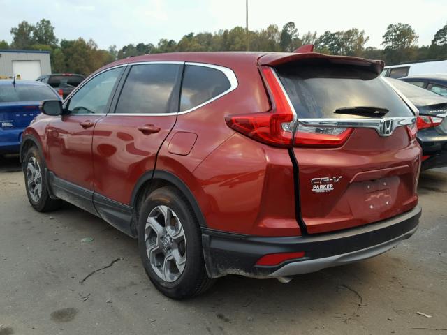 2HKRW1H85HH517492 - 2017 HONDA CR-V EXL MAROON photo 3