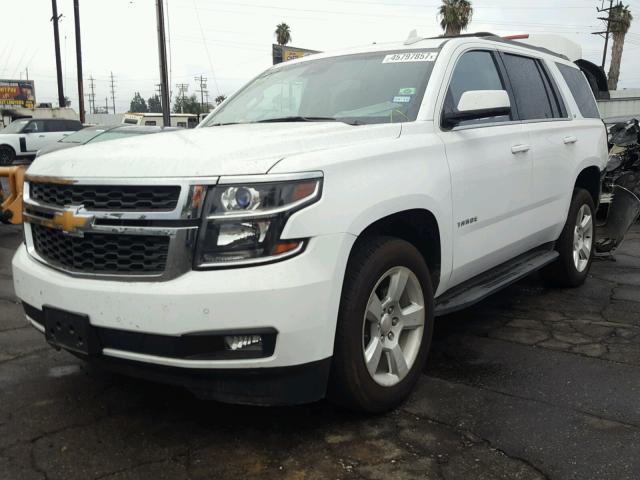 1GNSCBKC6GR447822 - 2016 CHEVROLET TAHOE C150 WHITE photo 2