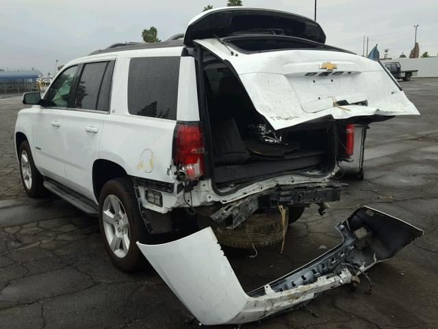 1GNSCBKC6GR447822 - 2016 CHEVROLET TAHOE C150 WHITE photo 3