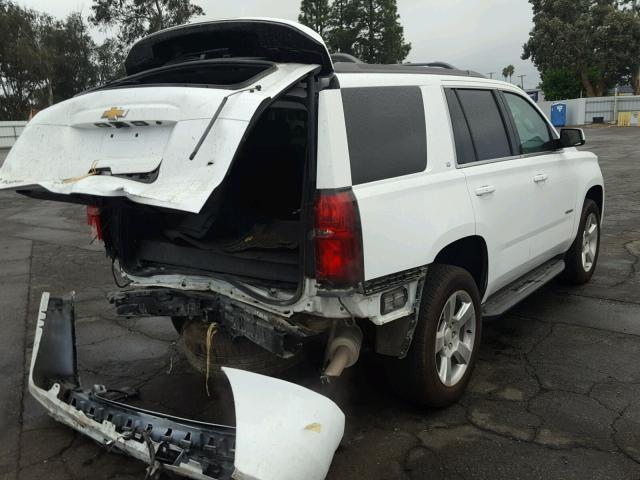 1GNSCBKC6GR447822 - 2016 CHEVROLET TAHOE C150 WHITE photo 4