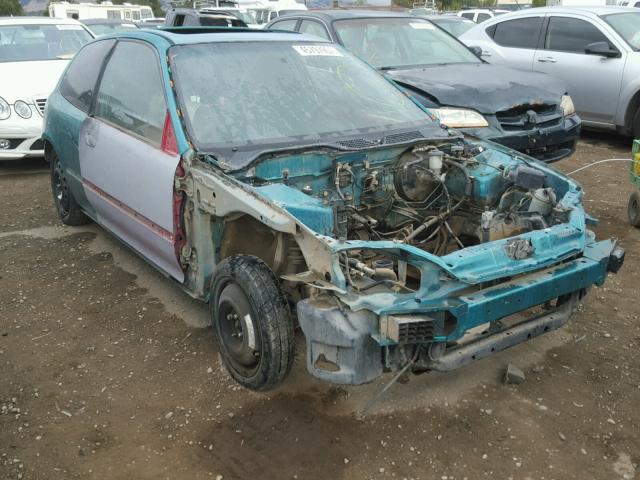 2HGEH3386PH525492 - 1993 HONDA CIVIC SI TEAL photo 1