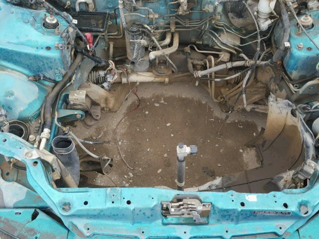 2HGEH3386PH525492 - 1993 HONDA CIVIC SI TEAL photo 7