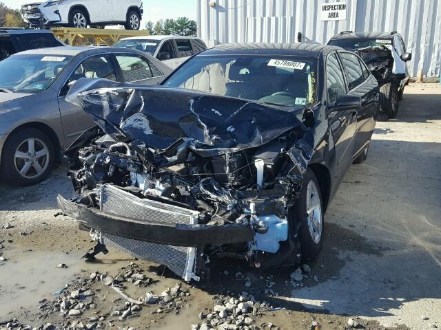 1G11B5SL4EF289061 - 2014 CHEVROLET MALIBU LS BLACK photo 2