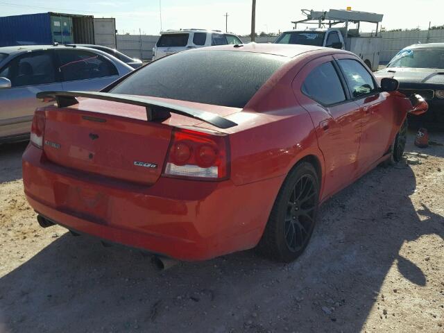 2B3CA7CW4AH132891 - 2010 DODGE CHARGER SR RED photo 4