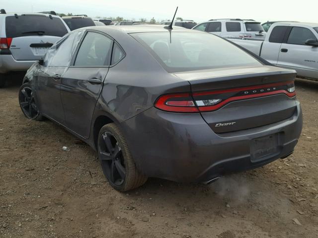 1C3CDFBB2FD336791 - 2015 DODGE DART SXT GRAY photo 3