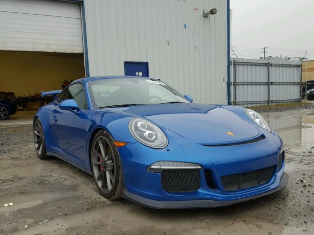 WP0AC2A99GS184096 - 2016 PORSCHE 911 GT3 BLUE photo 1